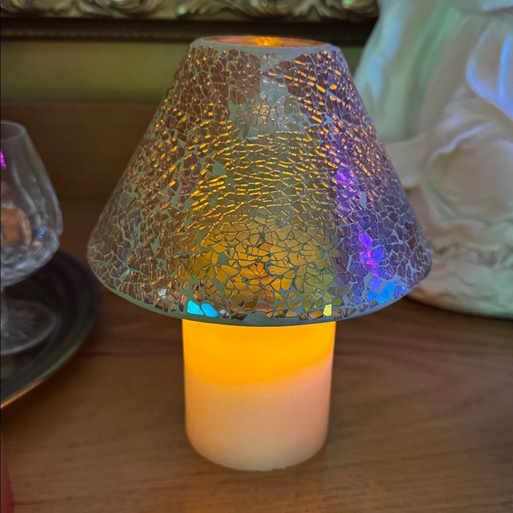 Yankee Candle Iridescent Gold Mosaic Shade